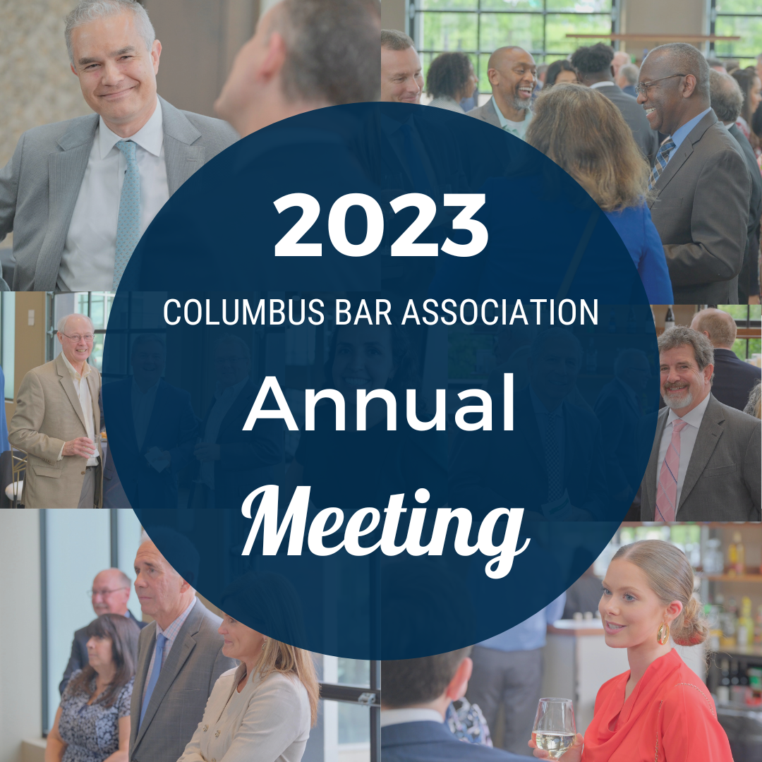 Columbus Bar Association Annual Meeting 2023 Event Image